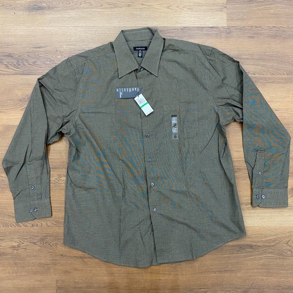 Van Heusen Formal Button Down Shirt NWT